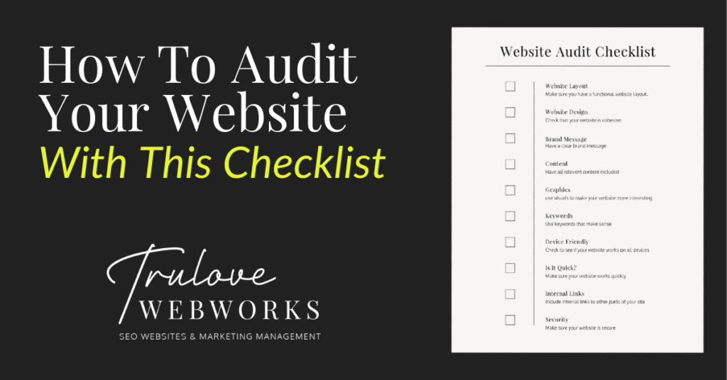 website audit website audit